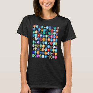 Blockchain Cryptocoin Cryptocurrency Cryptography T-Shirt