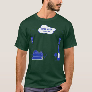 Blockchain RFID technology Winemaking 2 T-Shirt