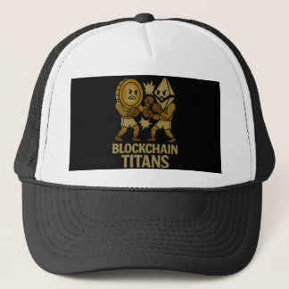 Blockchain Titans™ BTC vs ETH Battle for Crypto Trucker Hat