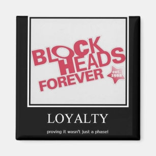Blockhead Magnet