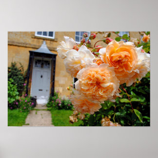 Blockley Village Cottage Cotswolds Gloucestershire Poster