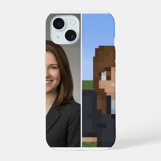 BlockPix Minecraft Character Phone Case (Back)