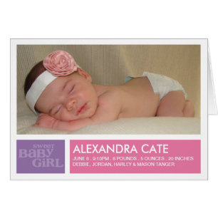 Blocks Girl Announcement Notecard