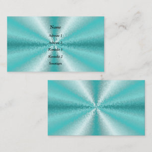 Blocks in Green , 3D Rainbow Art Business Card