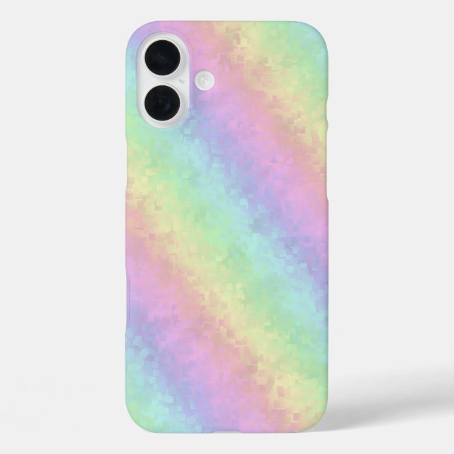 Blocks in Pastel Colours 3D Rainbow Art Case-Mate iPhone Case (Back)