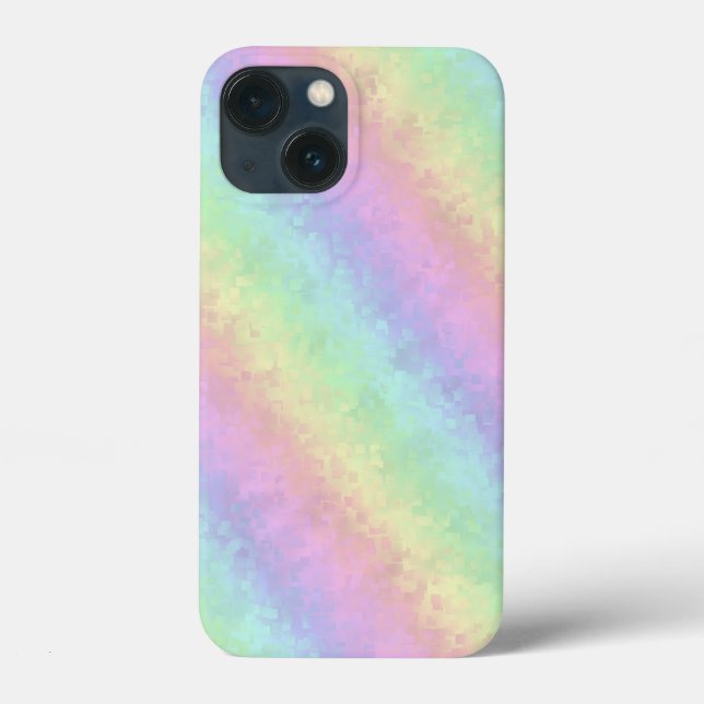 Blocks in Pastel Colours 3D Rainbow Art Case-Mate iPhone Case (Back)