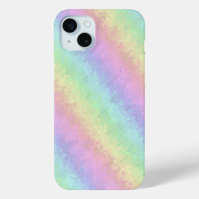 Blocks in Pastel Colours 3D Rainbow Art Case-Mate iPhone Case (Back)