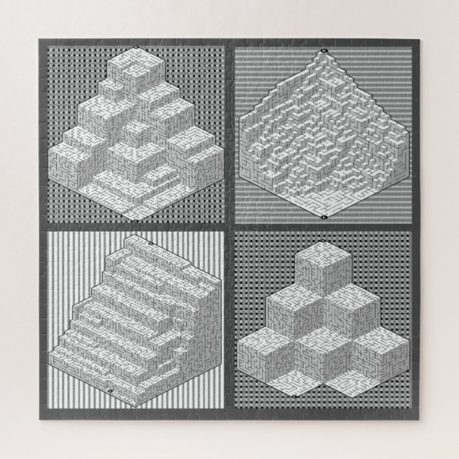 Blocks Maze Puzzle  (Vertical)