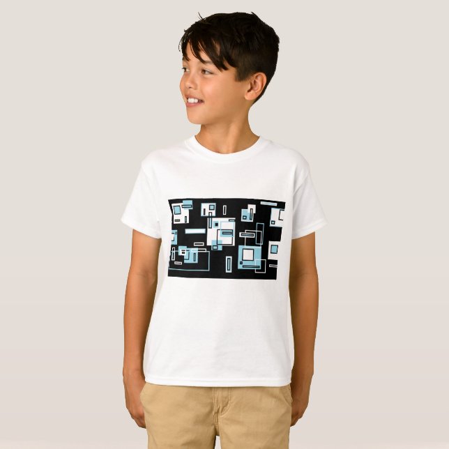 Blocks obsession Funky T-Shirt (Front Full)