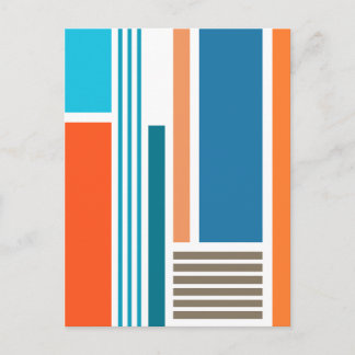 Blocks & Stripes 5 Postcard