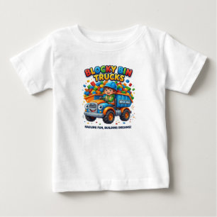 BLOCKY BIN TRUCKS BABY T-Shirt