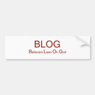 BLOG BUMPER STICKER