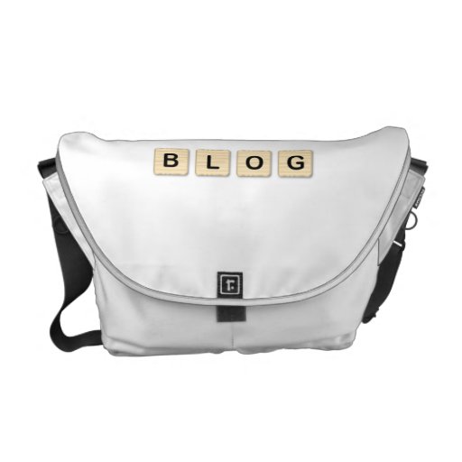 Image of Blog Wooden Letters Commuter Bag
