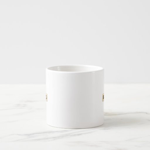 Image of Blog Wooden Letters Espresso Cup
