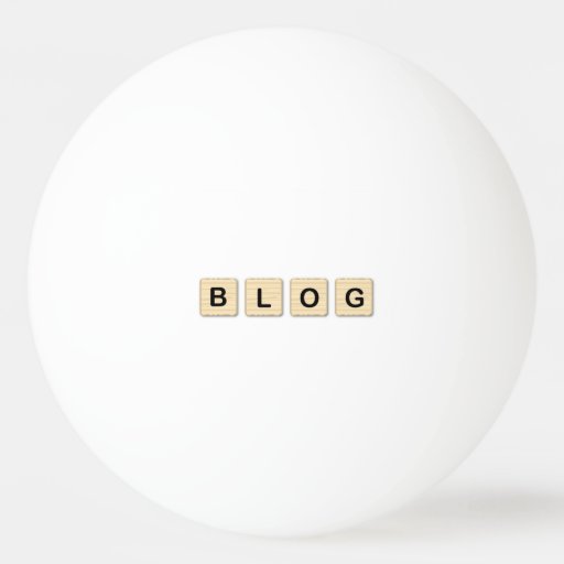 Blog Wooden Letters Ping Pong Ball