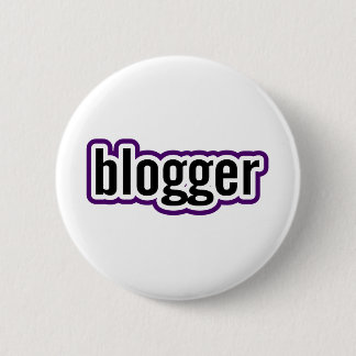 Blogger 6 Cm Round Badge