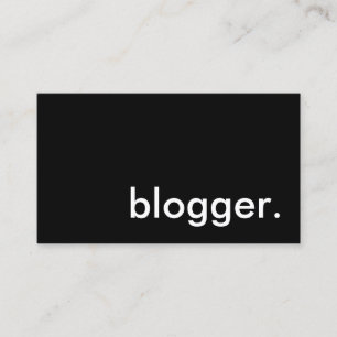 blogger. business card