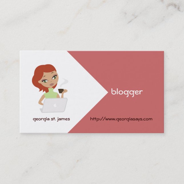 Blogger Business Cards (Front)