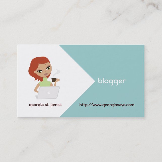 Blogger Business Cards (Front)