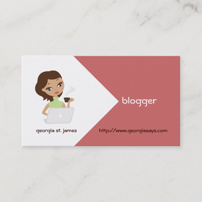Blogger Business Cards (Front)