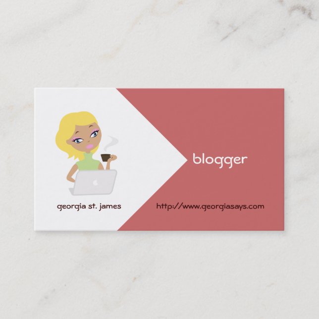 Blogger Business Cards (Front)