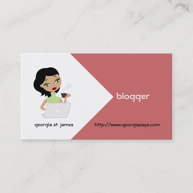 Blogger Business Cards (Front)