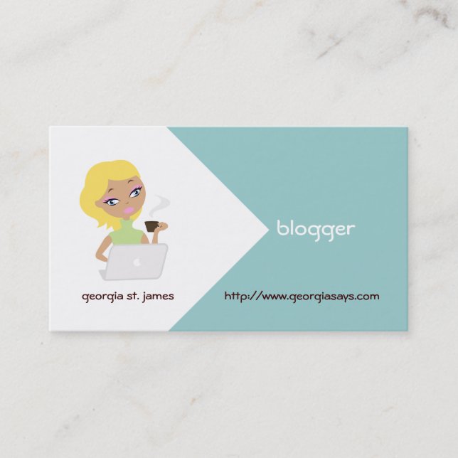 Blogger Business Cards (Front)