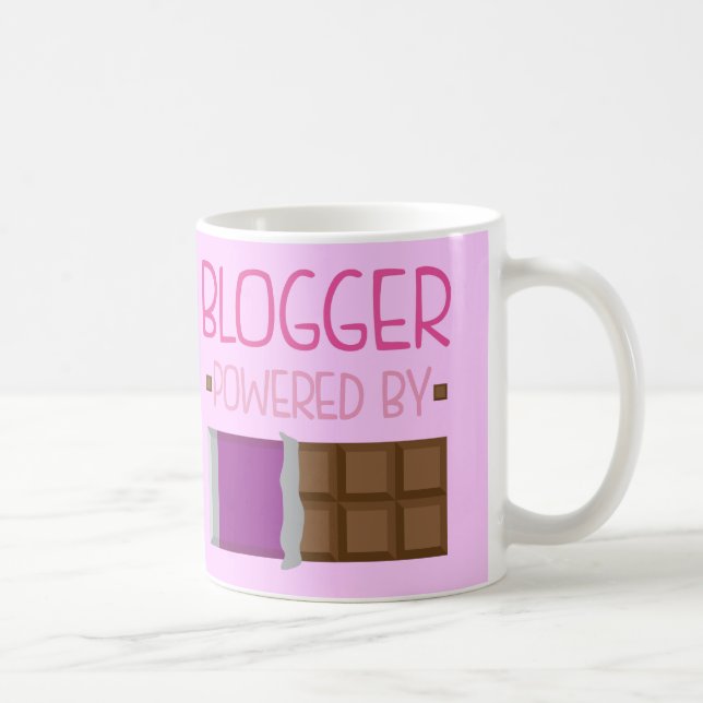 Blogger Chocolate Gift for Woman Coffee Mug (Right)