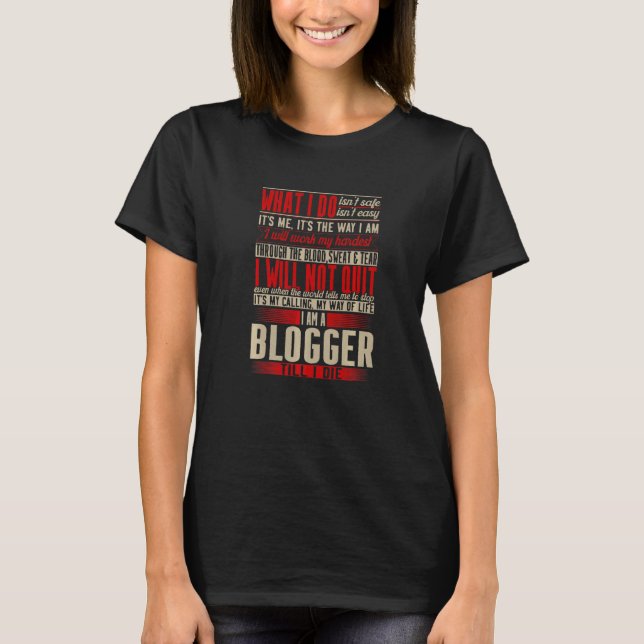 Blogger Definiton T-Shirt (Front)