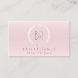Blogger Makeup Beauty Studio Appointment Pink Grey Card
