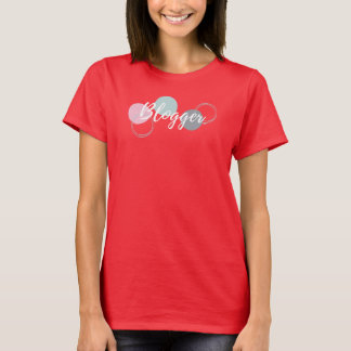 Blogger with bubbles T-Shirt