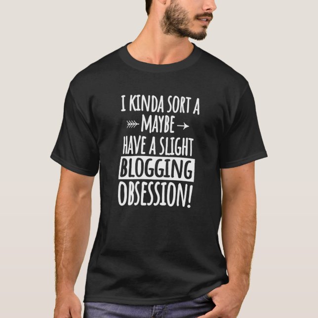 Blogger Writer Publisher Blog Content Creator Blog T-Shirt (Front)
