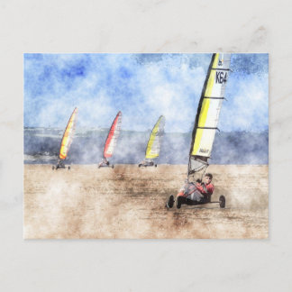 Blokart Racing Competition Postcard