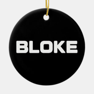 BLOKE CERAMIC TREE DECORATION