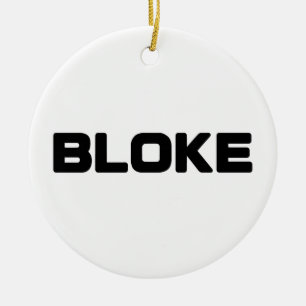 BLOKE CERAMIC TREE DECORATION