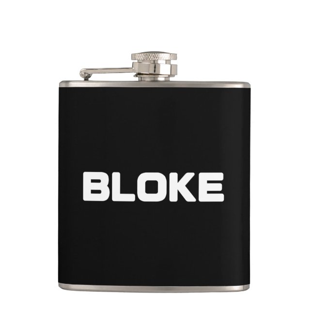 BLOKE HIP FLASK (Front)