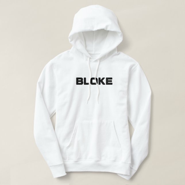 BLOKE HOODIE (Design Front)