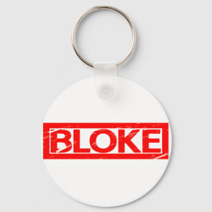 Bloke Stamp Key Ring