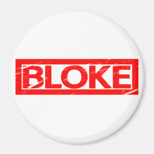 Bloke Stamp Magnet
