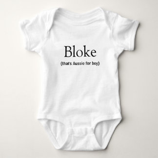 Bloke, (that's Aussie for boy). Australian Slang Baby Bodysuit