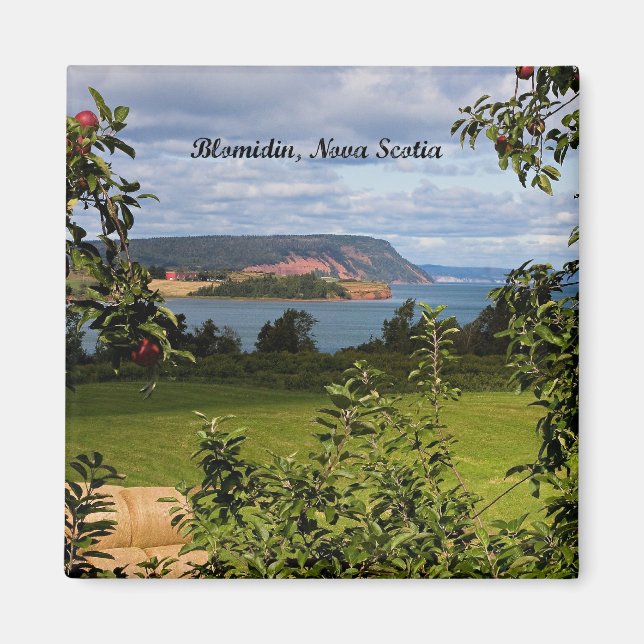 Blomidin, Nova Scotia, Canada Magnet (Front)