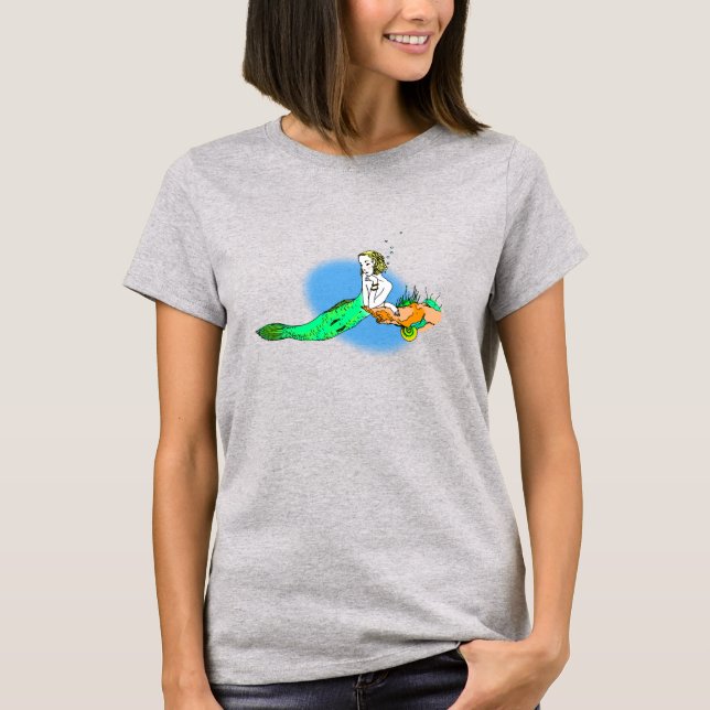 Blond Mermaid T-Shirt (Front)