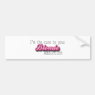 Blonde Addiction Bumper Sticker