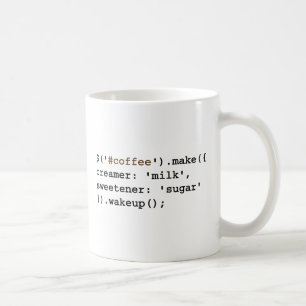 Blonde and Sweet JavaScript Coffee Code Mug