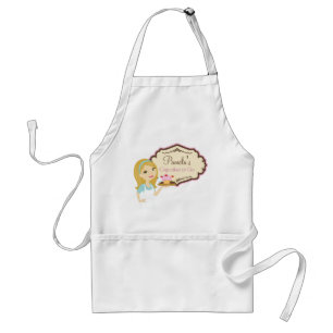Blonde Baker Cupcake D12 Apron 2