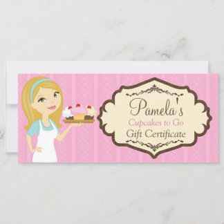 Blonde Baker Cupcake D12 Gift Certificate 2