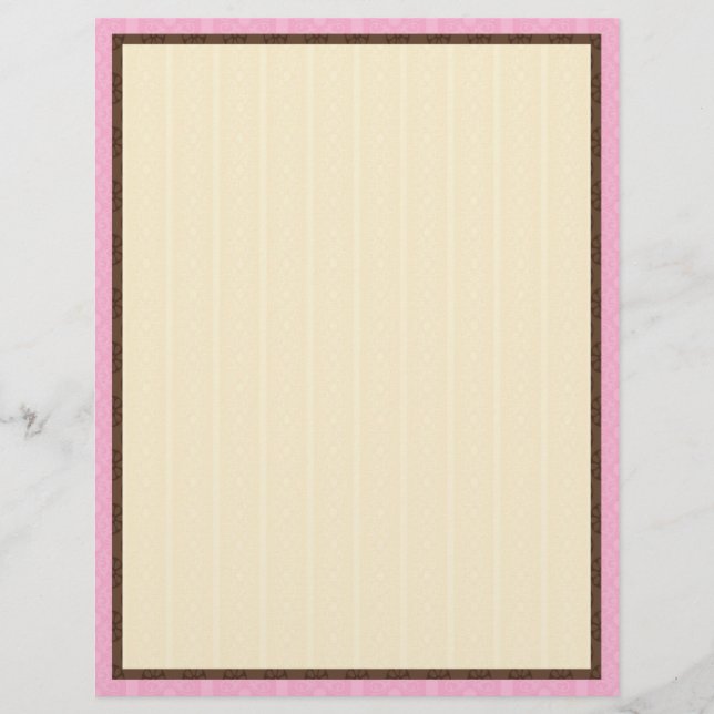 Blonde Baker Cupcake D12 Letterhead 6 (Front)