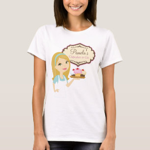 Blonde Baker Cupcake D12 T-Shirt Design 3