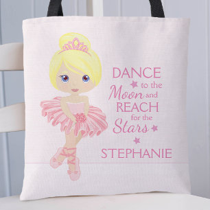 Blonde Ballerina Tote Bag