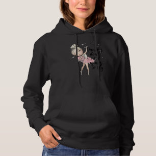 Blonde Ballet Dancer Girls Ballerina Dance Class W Hoodie